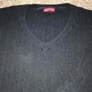 Black Cable Knit Sweater
